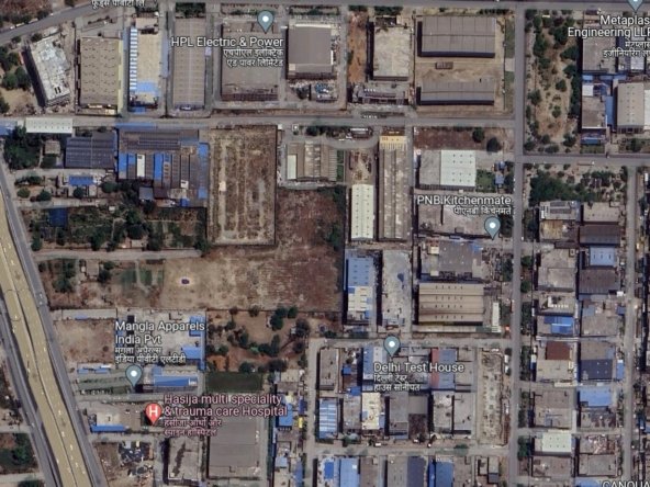 kundli hsiidc 102.5 meter factory for sale map