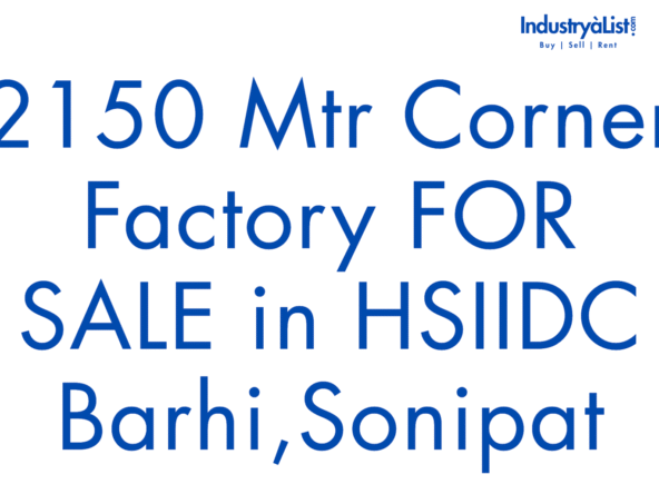 HSIIDC Barhi factory for sale