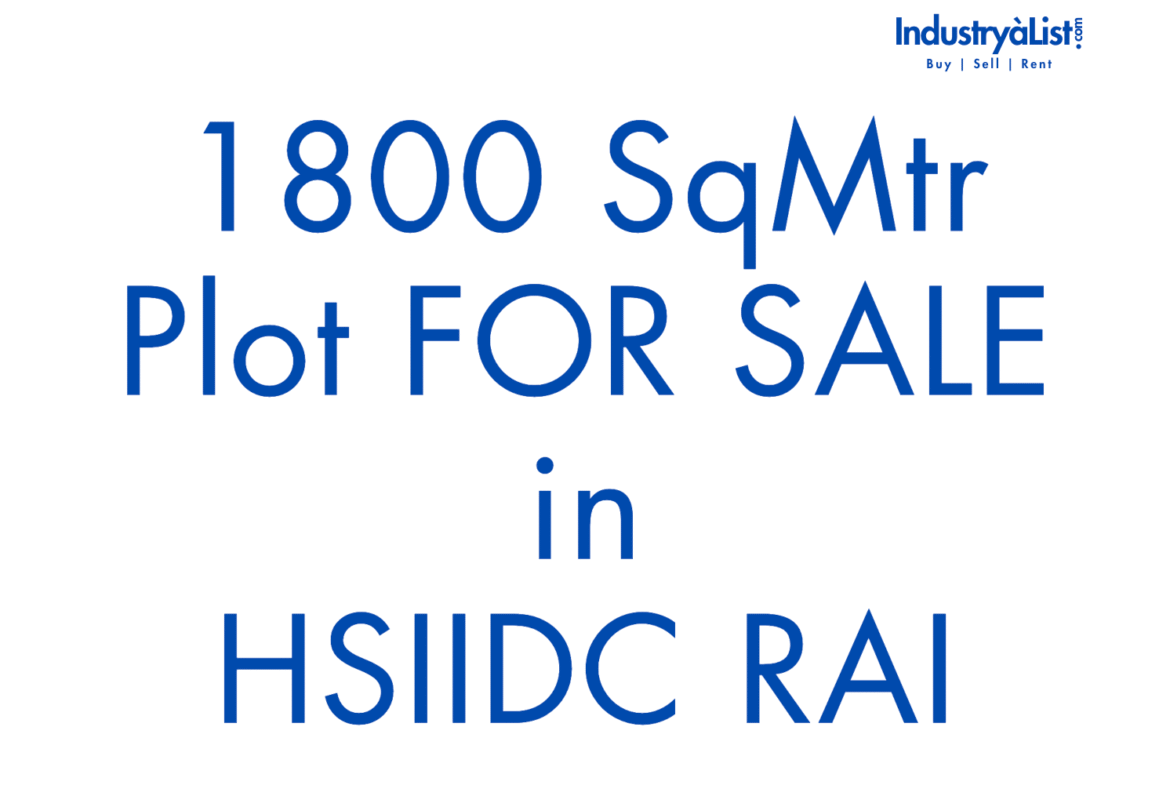 Plot for sale in Rai Industrial Area