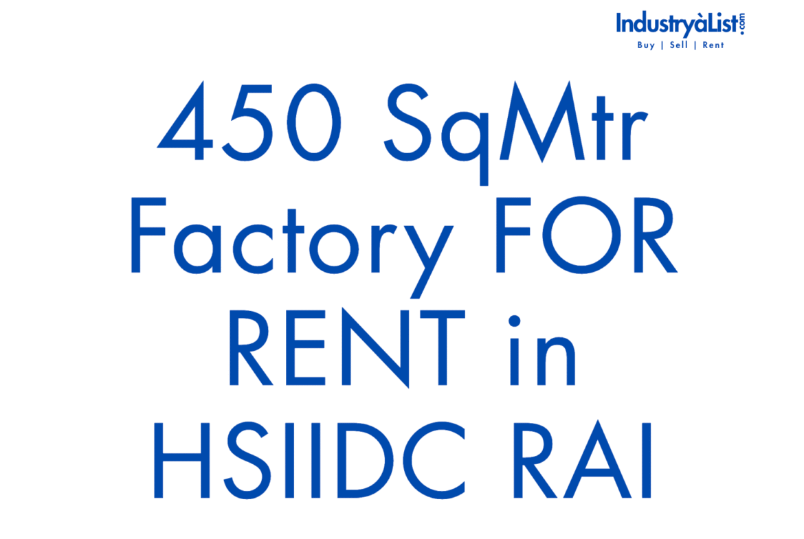 Factory for Rent in HSIIDC