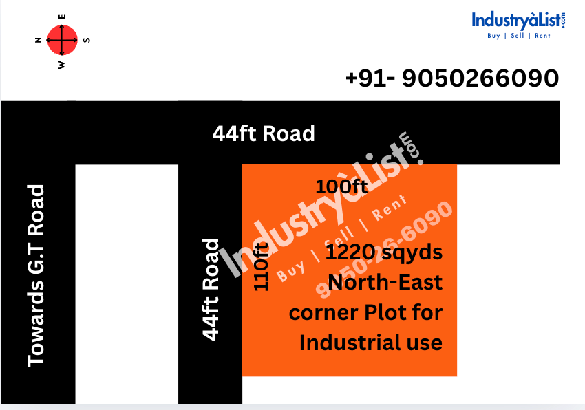 Industrial plot for sale